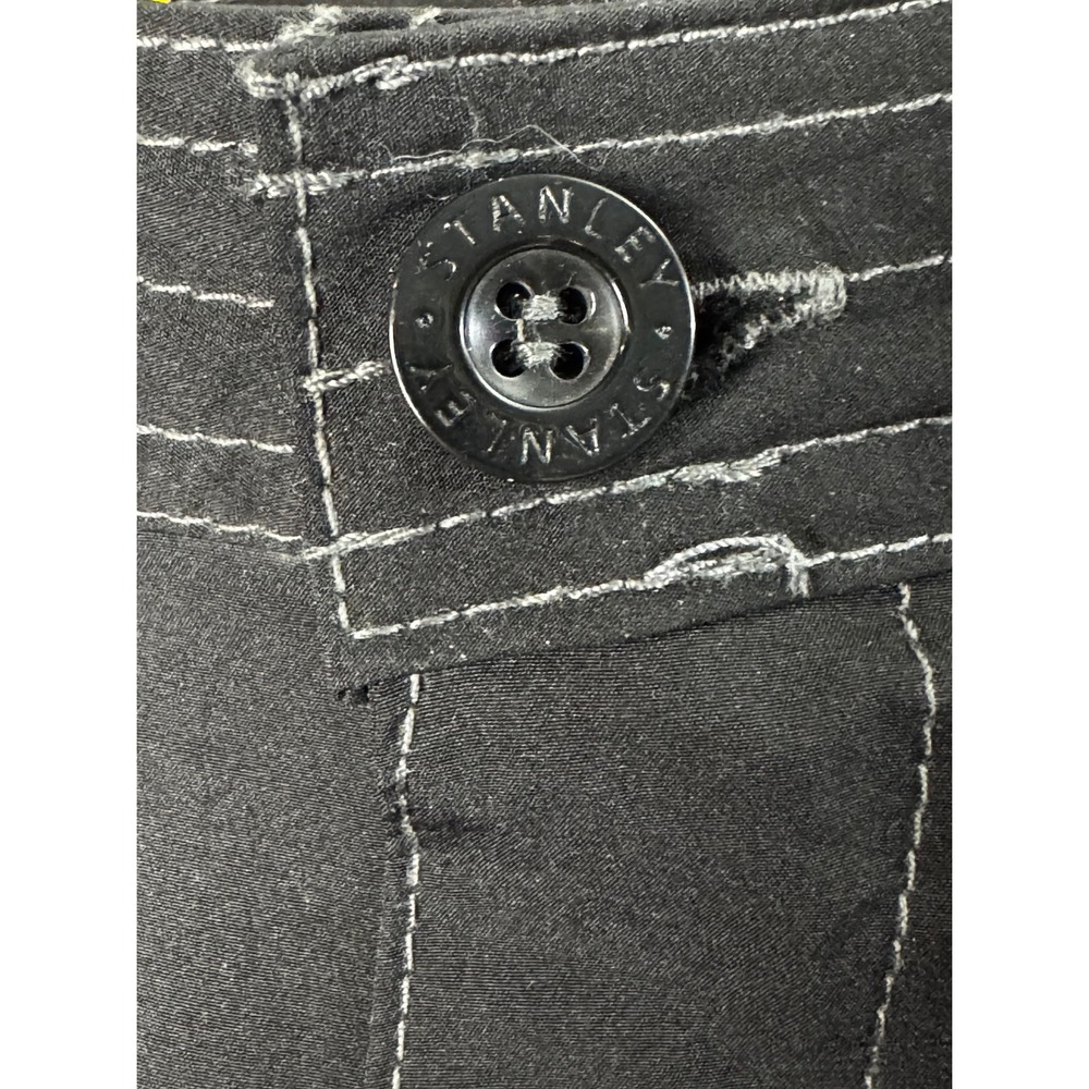 Stanley Stretch Mens 38 Black Cargo Shorts‎ Workwear Casual Outdoor Pockets - Picture 4 of 7